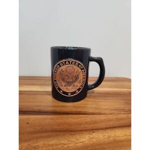 Vtg FRANKOMA USA UNITED STATES OF AMERICA SEAL Navy Mug Coffee Cup w/EAGLE
